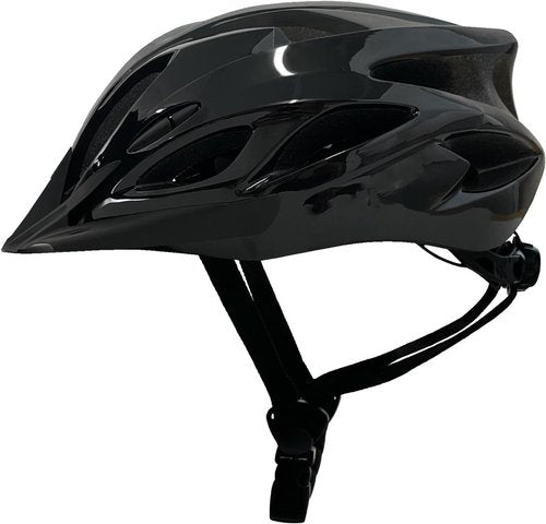 Adult Cycling Bike Helmet, Lightweight and Adjustable with Pads&Visor for Men and Women,Premium Quality Airflow Unisex Bike Helmet,Suggested Fit 57-62 cm (All Black)