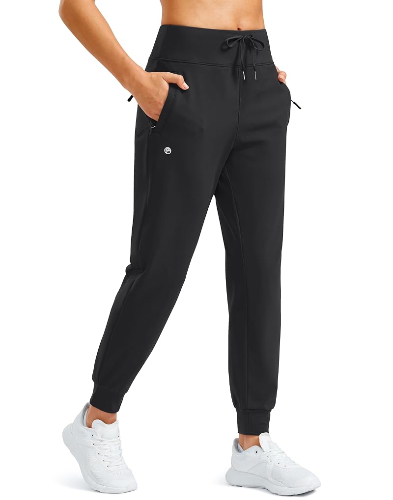 G Gradual Fleece Lined Water-Resistant Hiking Joggers, Black, Medium