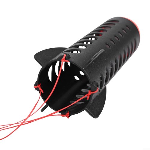 Enhanced Fishing with Pellet Bait Thrower and Large Rocket Spod Bomb for Carp (L)