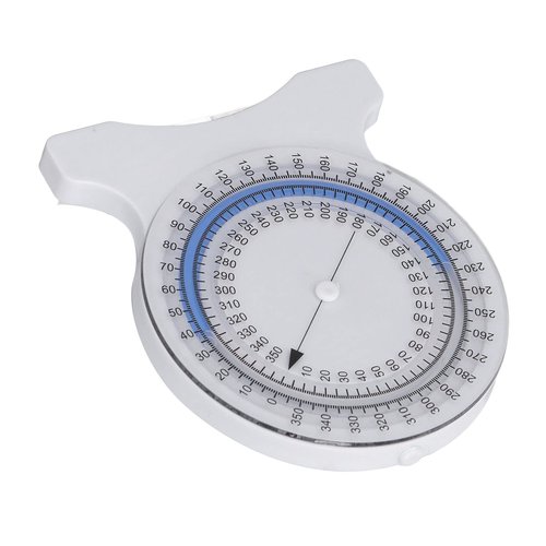 Garosa Inclinometer Gauge Inclinometer for Physical Easy to Read Bubble Inclinometer Test Range of Motion for Physical Therapist or Student Clinometers (Blue)