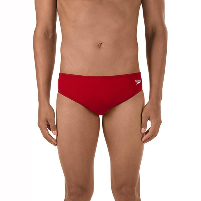 Speedo Men’s Endurance+ The One Swimsuit Brief - New Red+26 Variation