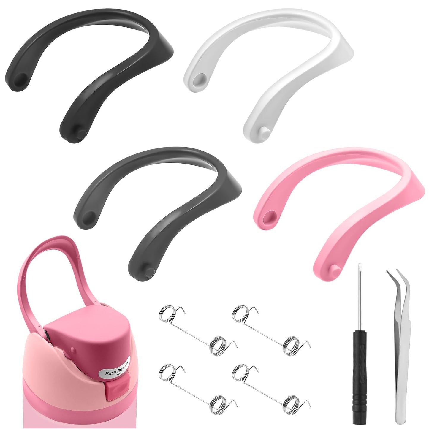 JTJEI 4pcs Handles for Owala FreeSip 24oz 32oz