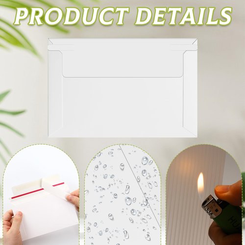 Faccito 200 Pcs Trading Card Shipping Set 4 x 6'' Trading Card Protector and Envelopes Bulk for Mailing, Additional Defend Supplies