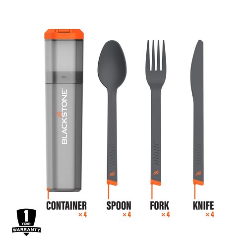 Blackstone 5763 Camping Utensils Set, 4 Pack