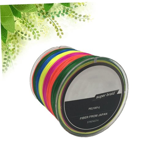 Balacoo Colorful Fishing Line 100m 0.5mm Diameter Line High Sensitivity and 8 Braided Strands