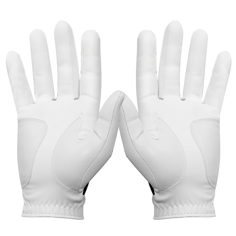 FootJoy WeatherSof Golf Gloves for Women - White, Small, Worn on Both Hands (2023 WeatherSof Pairs)