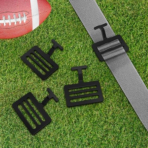 12 Pcs 1.5 Inch Football Shoulder Pad T Hooks Replacement Sport Equipment