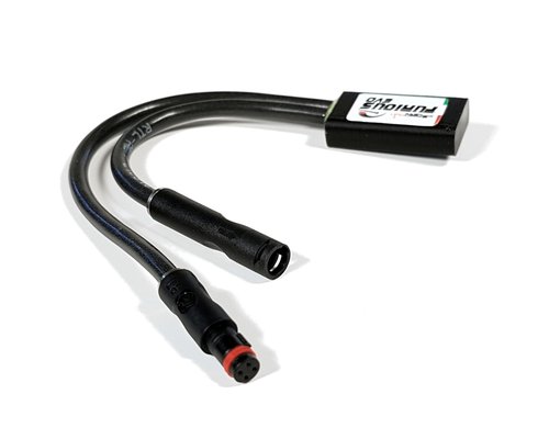 SpeedFun Fazua Ebike Tuning Kit - Speed Sensor, Black LCD, LED Display, Cycling Computer, Handlebar Mount, Cycling Computer