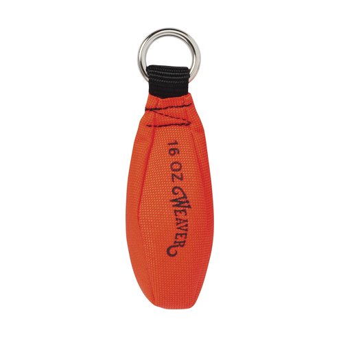 Weaver Arborist Throw Weight, 16 oz Nylon Throw Bag for Tree Work, Climbing Rope Weight Bag, Resistant to Tear, Handcrafted Arborist Equipment, Blaze Orange