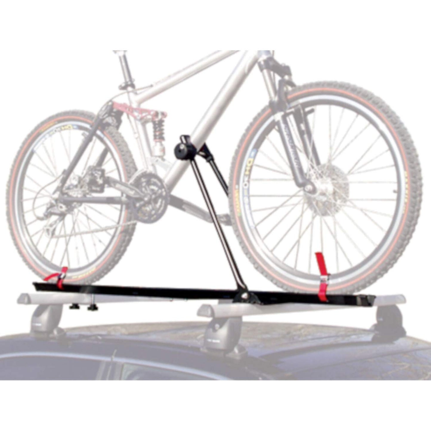Swagman Upright Roof Mount Bike Rack – Rooftop Upright Bike Carrier for Secure Bicycle Transport