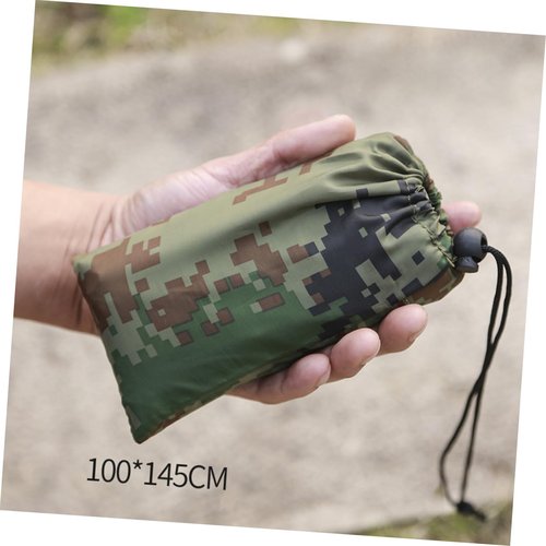 VICASKY Outdoor Canopy Shade Cloth Multi Functional Sunscreen Tent for Camping Picnics and Beach Use Camouflage Design for Sun Protection and Moisture Prevention