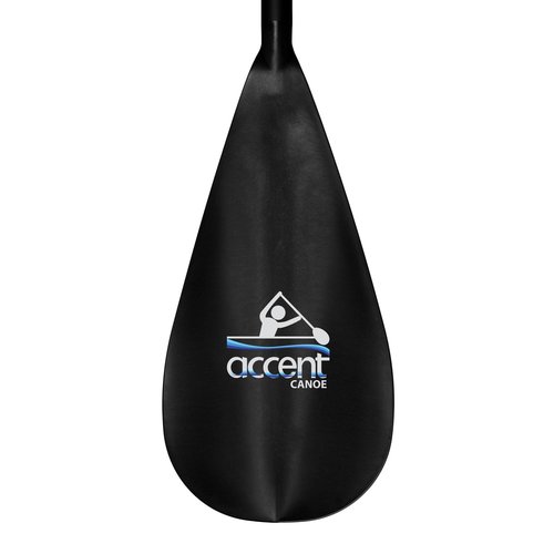 ACCENT PADDLES Beat Aluminum Canoe Paddle 50in/127cm, 52in/132cm, 54in/137cm, 56in/142cm 8-Degree Bent Fiberglass Reinforced Nylon Blade Ergo Grip Handle Fixed Length Paddle (56in/142cm)