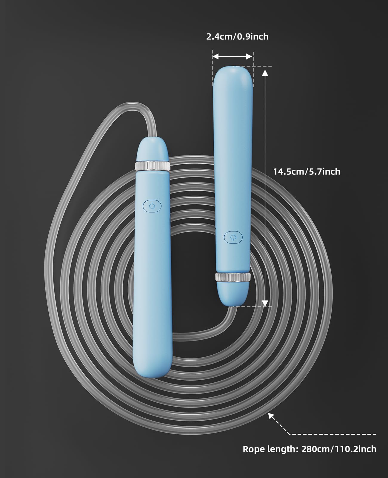 LED Jump Rope for Kids, Glow in The Dark Fun Fitness Gift
