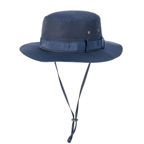 BOTVELA Men Outdoor Boonie Cap Summer Fishing Safari Bucket Sun Hat (Navy, 7 3/8-7 1/2)
