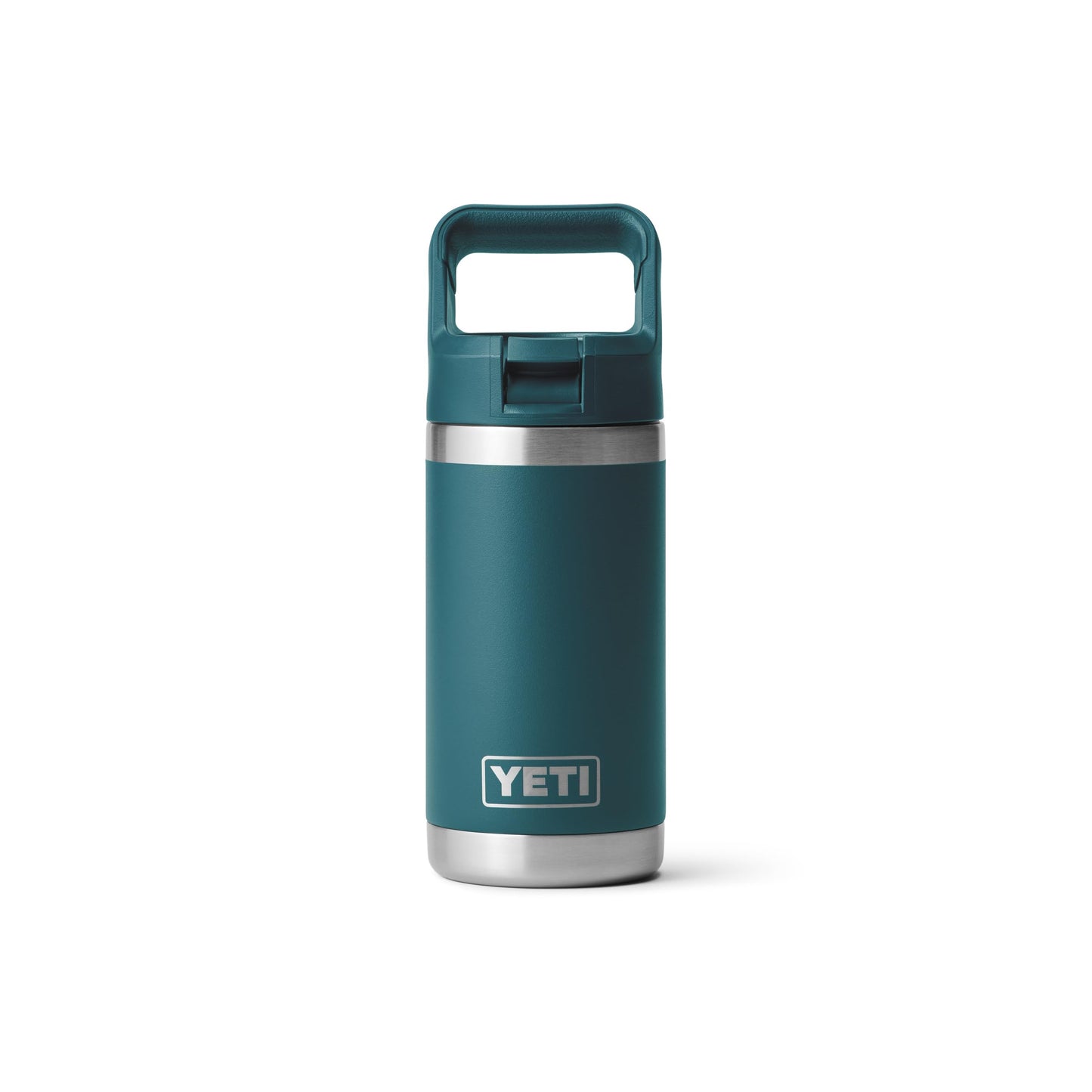 YETI Rambler Jr. 12 oz Kids Bottle, with Straw Cap, Agave Teal, 21071502562