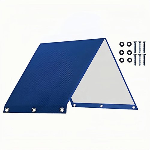 Playground Replacement Canopy, 52" x 90" Swing Set Replacement Tarp, Waterproof 210D Oxford Cloth Playset Replacement Tarp, Playground Accessories for Kids Outdoor, Backyard Playground (Dark Blue)