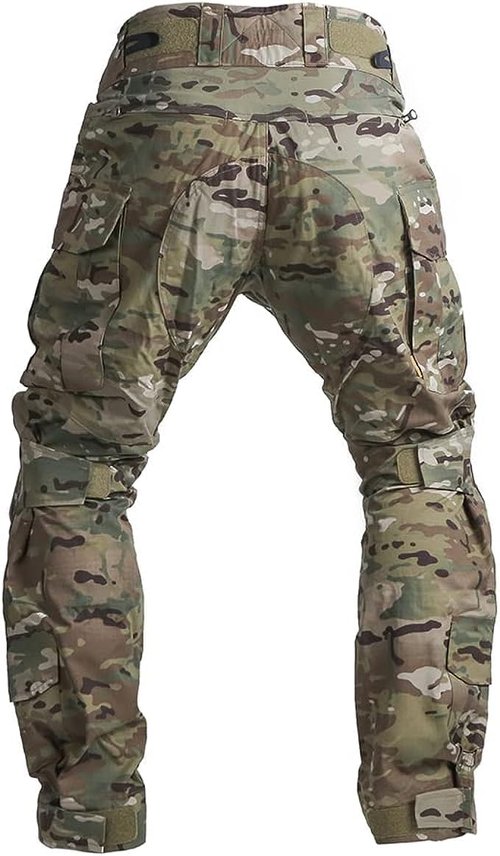 EMERSONGEAR G8 Paintball Pants with Knee Pads，Tactical Men Combat Pants，Army Airsoft BDU Outdoor Trousers