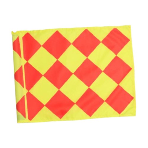 Aymzbd Soccer Flag Referee Equipment Replacement Versatile Football Field Corner Flag 44 Cmx34 cm for Practice Amateur Game Indoor