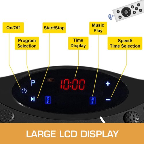 Vibration Plate Exercise Machine Equipment for Full Body at Home Fitness Workout Platform Women Men Weight Loss ab Leg Step Reformer Board Gym Set