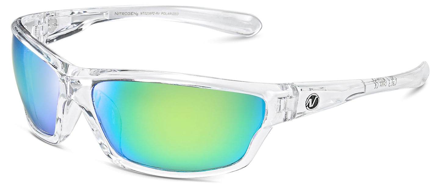 Nitrogen Polarized Wrap Around Sport Sunglasses for Men Women UV400 Driving Fishing Running Sun Glasses