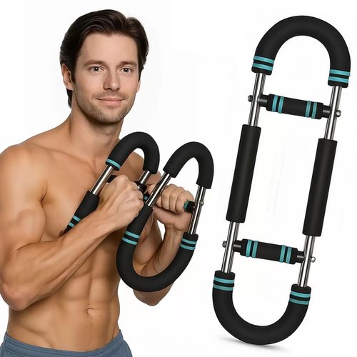 Twister Arm Exerciser,40-110lb Adjustable Chest Workout Equipment, Forearm Triceps Chest Enhanced Exercise Strengthener,Portable Detachable Upper Body Fitness Machine for Home and Gym