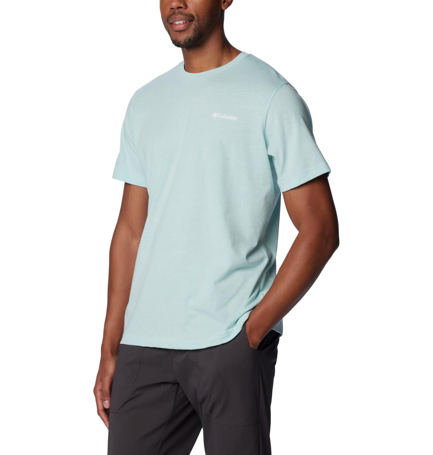 Columbia Men's Thistletown Hills Short Sleeve, Spray Double Dye, 5X Tall