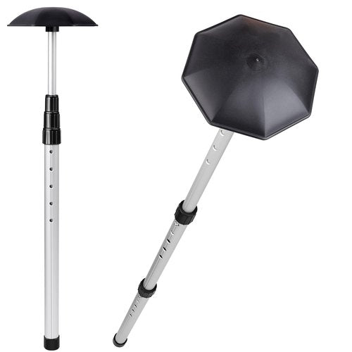 BIRDIEBLAST Golf Travel Support Pole,Aluminium Golf Support Rod,Golf Travel Bag Support System to Protect Clubs from Impacts (Black)