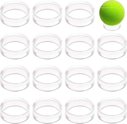 15Pcs Baseball Holder, Sphere Holders Ball Stand Baseball Stand for Display Clear Ring Acrylic Display Holders for Easter Eggs Golf Softball Tennis Ball Spheres Marbles Collections