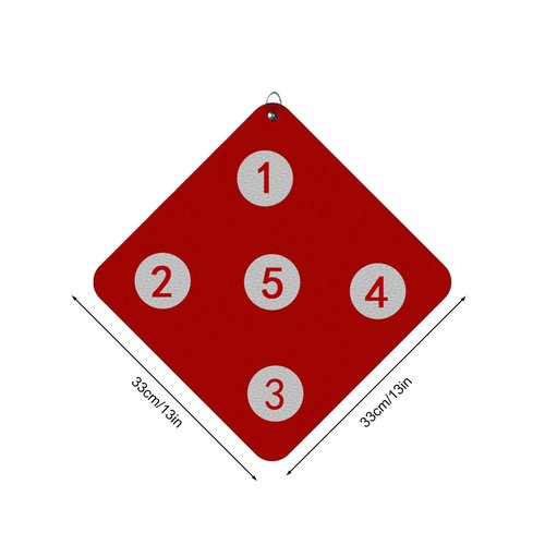 LAFANDE Fencing Wall-Mounted Arch-ery Target, Fencing Training Equipment, Fencing Target for Saber Foil and Epee with Five Bull-seye, Outdoor Fencing Training for Fencing, Small Fencing Training Tool