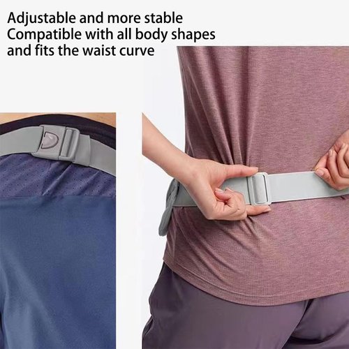 Sport Running Waist Bag Belt Pouch Outdoor Mobile Phone Bag Ultra-Thin Waist Pack With Adjustable Strap For Cycling