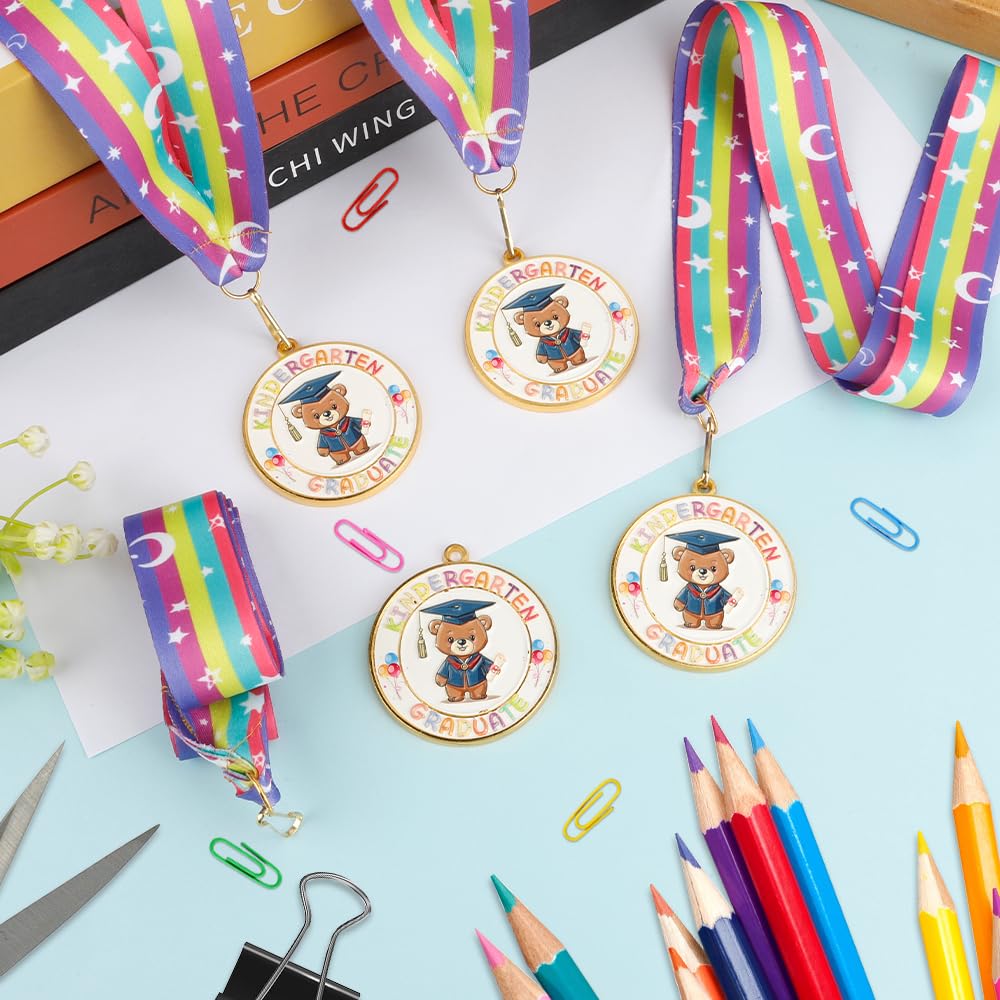 Preschool Kindergarten Graduation Medal, Preschool Kindergarten Congrats Graduation Medal for Kids, Metal Medals Awards Medallion with Neck Ribbon for Kids Students Graduate Gift Party Decoration 2026