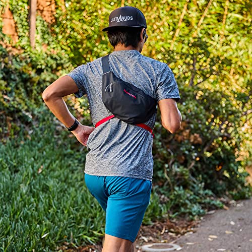 Nathan Limitless 2L Hydration Sling, Two Side Pockets & Small Zipper Stash Pocket for Essential Storage, Breathable & Moisture Wicking¡¦