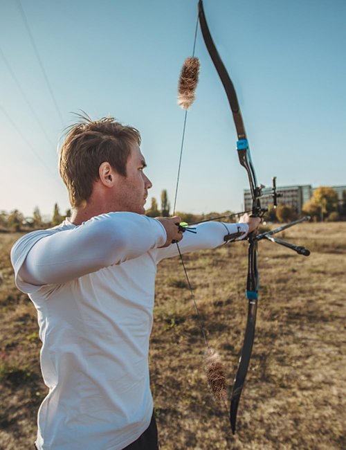 longbowmaker Archery String Silencer Recurve Bow Dampener Bow Stabilizer Beaver Balls Bowstring Silencer