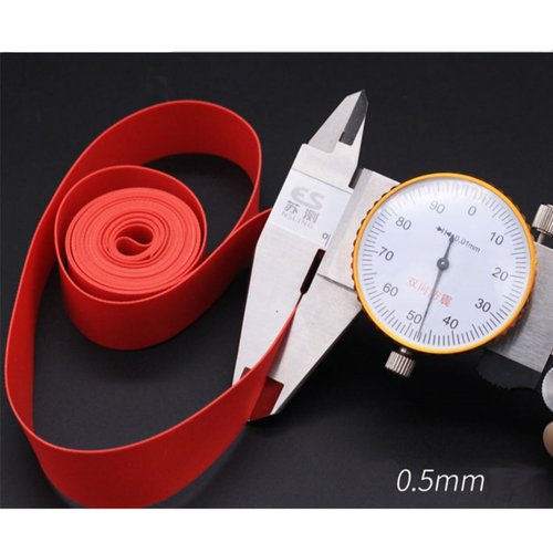 Bicycle Rim Liner Strip Tape, High-Strength Protection Tape Inner Tubes for Bike Wheels (Mountain Bike Tires, Red 26Inches 2 PCS)