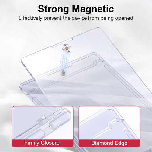 SAMYUCHO 100ct Magnetic Card Holder, 35pt One Card Touch Holders for Trading Cards, U-V Protection Card Display Case Protectors Sleeves Hard Plastic Cover for Sports Game