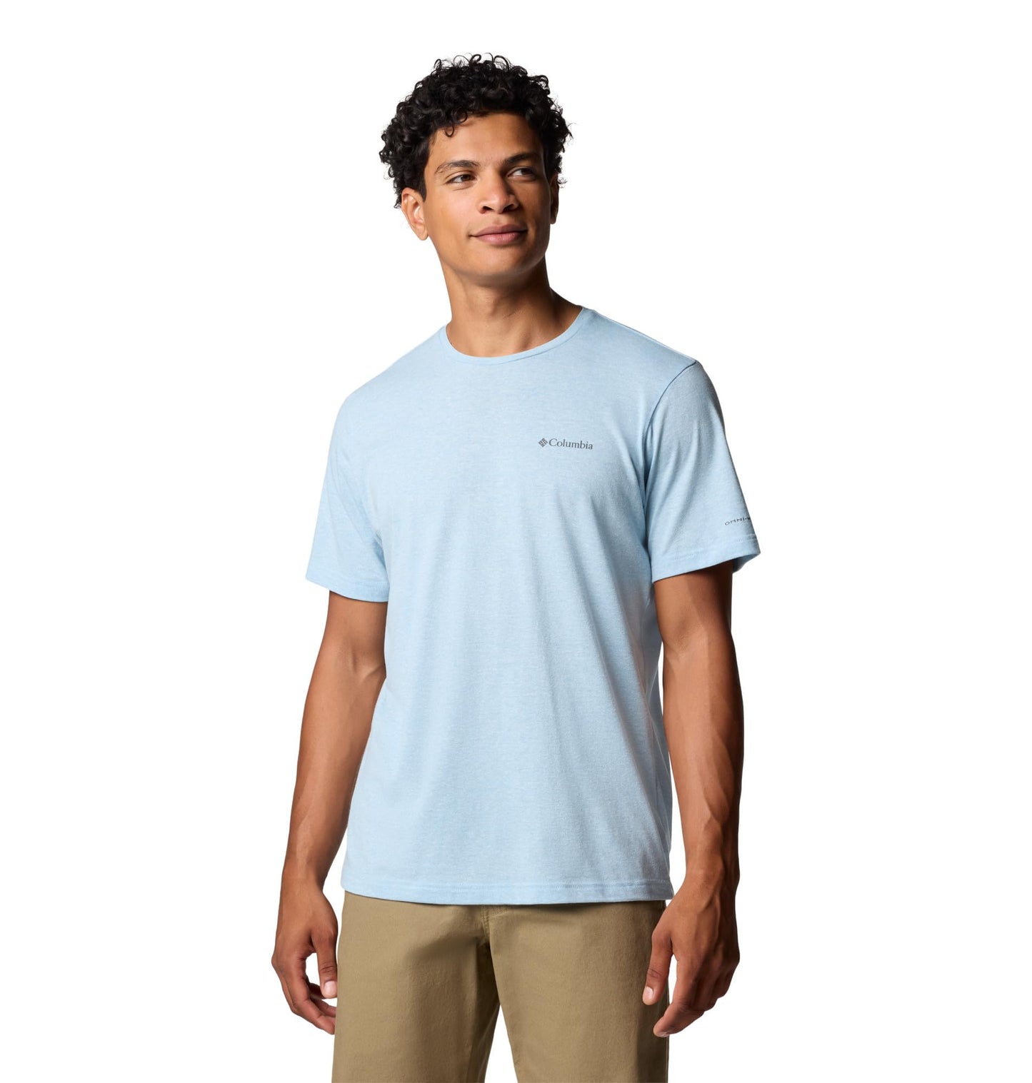 Columbia Mens Thistletown Hills Short Sleeve T-Shirt, Ripple Blue Heather, 3X