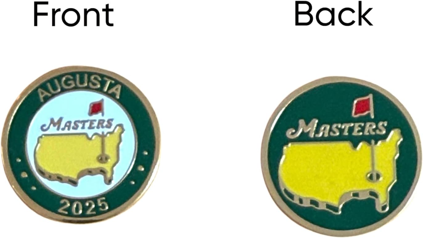 2025 Commemorative Golf Major Tournament Magnetic Coin and Ball Marker
