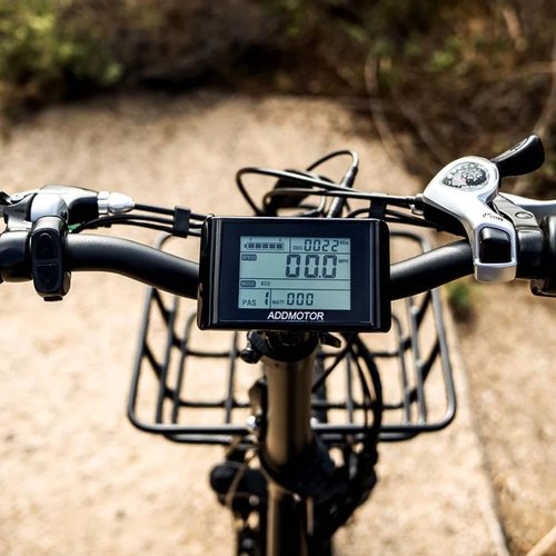 NULKOMMA ADDMOTOR LCD Display Meter 48V Ebike Conversion Kit Speed Control Panel Screen Electric Bicycle Computer 5-pin Male Connector