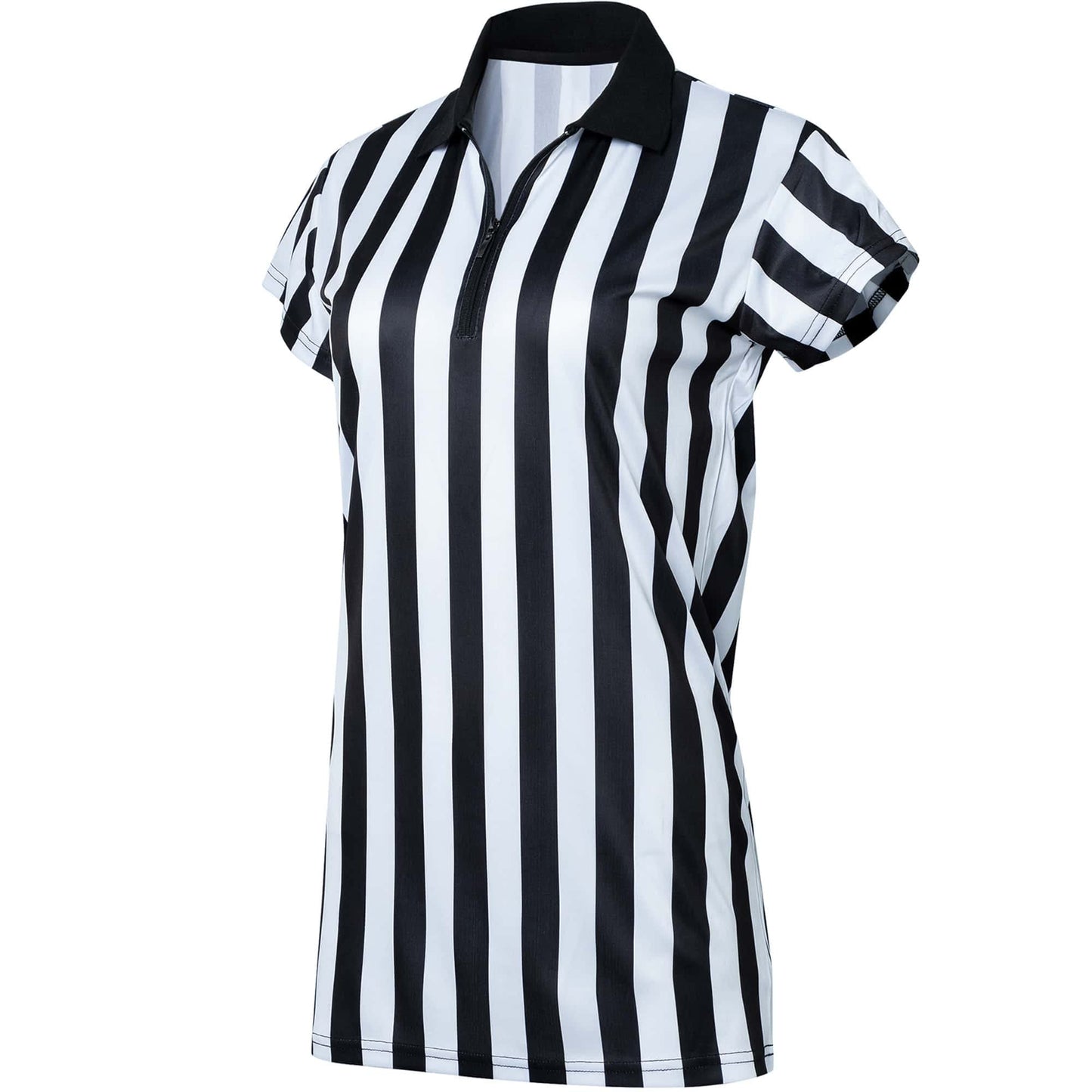 Murray Sporting Goods Women's Collared Referee Shirt | Women's Officials Jersey, Halloween Costume, or Waitress Uniform (Large)