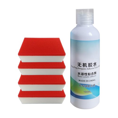 YIJU Table Tennis Racket Glue Portable DIY Easy to Apply to Replace Table Tennis Rubber with Sponges, Table Tennis Liquid Glue, 100ML