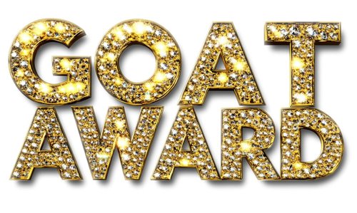 The Goat Trophy - Customizable with Engraved Plate - Award for The G.O.A.T. - Funny Recognition Trophies for Winner, Boss, Friends, Contest Winners and Fantasy Football