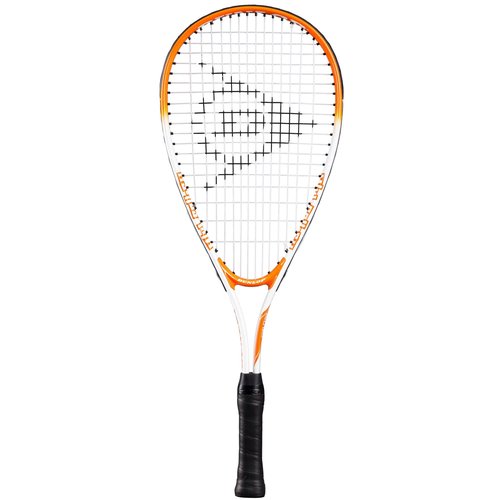 Dunlop Sports Play Junior Squash Racket, Orange/White, 7-10 Years Old, 23.5" Length
