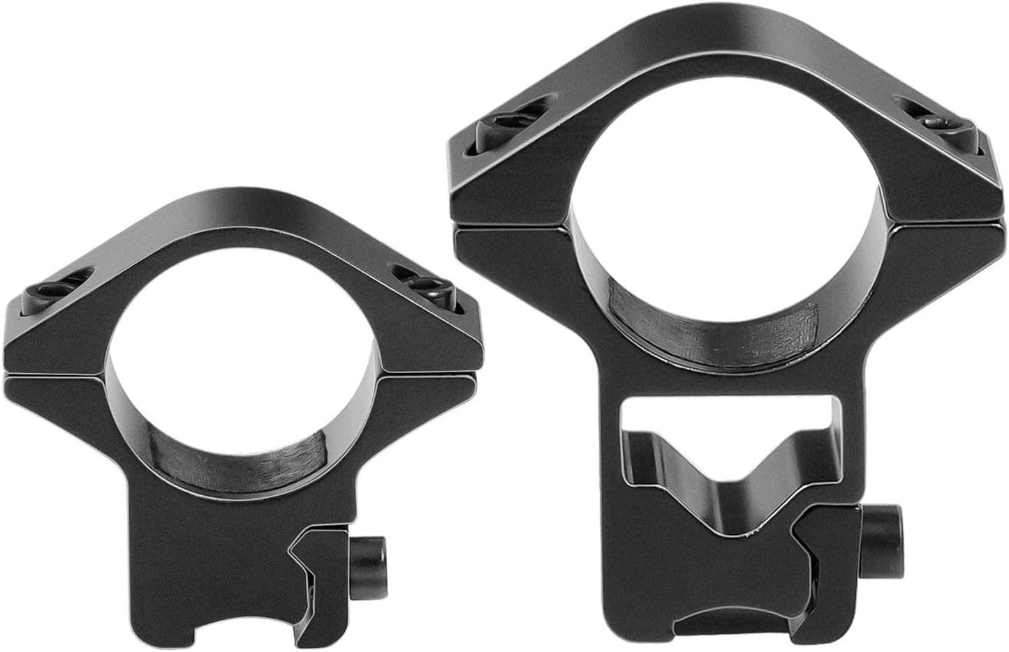 1'' Dovetail Scope Rings, 2 Pack High Profile or Medium Profile 1 Inch Scope Mount Rings for 11mm Dovetail Rails