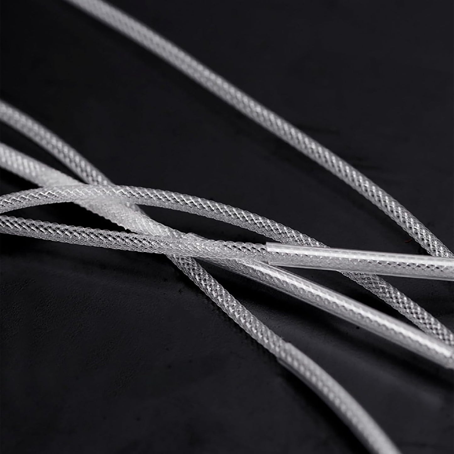 10Pcs Line Loop Connectors Braided Leader Connectors Braided High Strength 20/30/50LB Fly Fishing Leader Connection