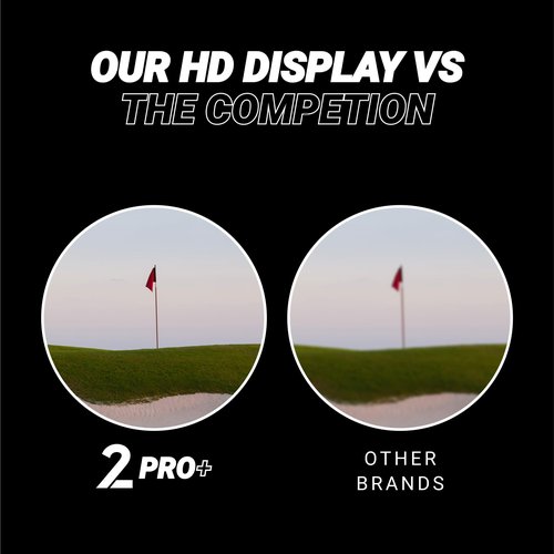 Blue Tees Golf Series 2 Pro Plus Golf Rangefinder with Slope Switch - 800 Yards Range Finder, 6X Magnification Laser Rangefinder, Advanced Flag Pole Locking with Pulse Vibration