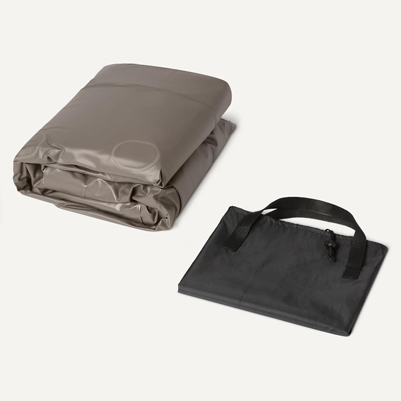 Twin Air Mattress with Built-In Electric Pump – 75 x 39 x 9 in, Supports 300 lbs, Includes Carry Bag (Amazon Basics)