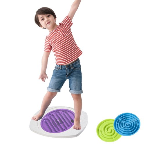 Balance Board with Maze for Kid, 20 Inch Balance Board Professional Board Anti-Slip, Open Ended Learning Tool for Office Classroom Home