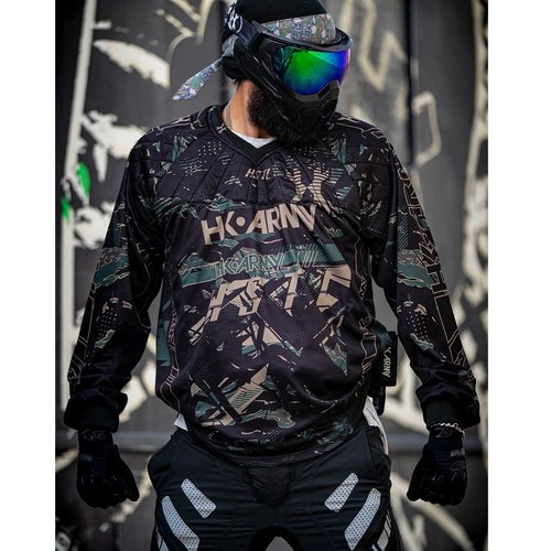 HK Army HSTL Line Padded Paintball Jersey - Jungle - Youth