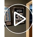 Aluminum Jersey Frame Display Case with Metal Frame and Mat - 1 Pack - Variation of Aluminum / 1 Pack