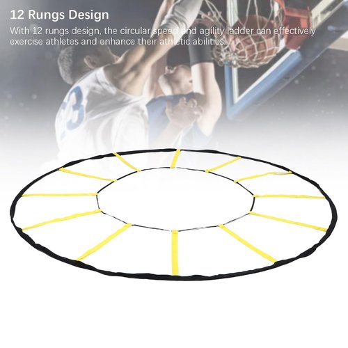 ZIZEV Agilitys Trainer, Circle Speed and Agilitys Ladder for High Intensity Reactive Footwork Drills and Skills, A Circular Piece of Training Equipment That Changes The Way Move